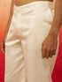 Men's Off White Embroidered Kurta with Palazzo